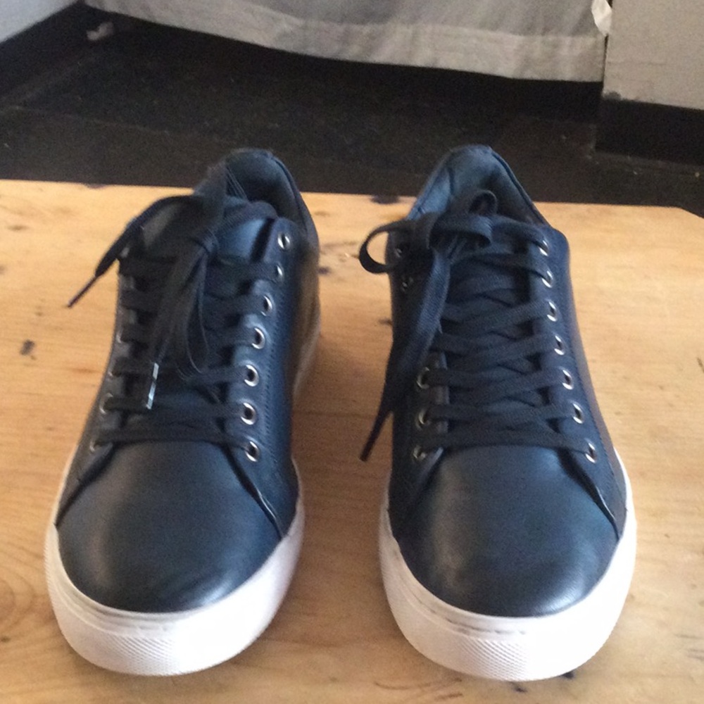 Thursday Boot Company Men's Navy Sneakers with White Sole